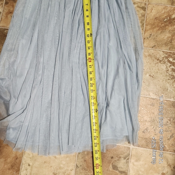 BEAUTT SZ 8.PETITE Elegant Light Blue Women's Skirt - Picture 12 of 14